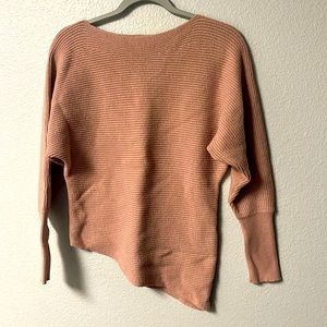 Dusty Rose Cowl Neck Sweater